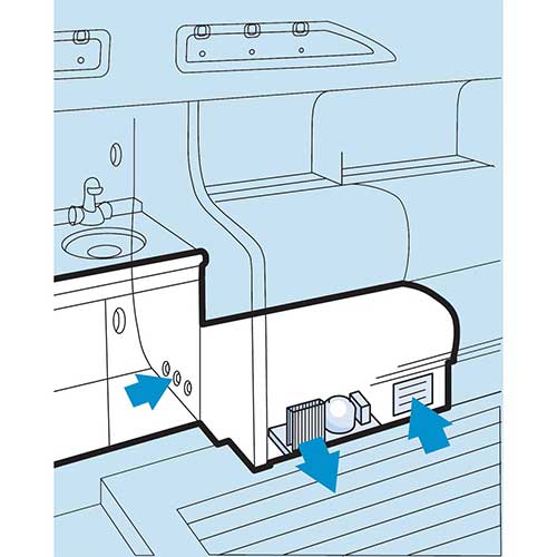 Dometic CU-84 compressor for cooling system 9105306597 - Comptoir